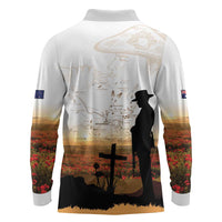 Australia And New Zealand ANZAC Day Long Sleeve Polo Shirt Battle Of Beersheba LT05 - Polynesian Pride