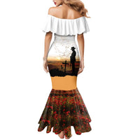 Australia And New Zealand ANZAC Day Mermaid Dress Battle Of Beersheba LT05 - Polynesian Pride
