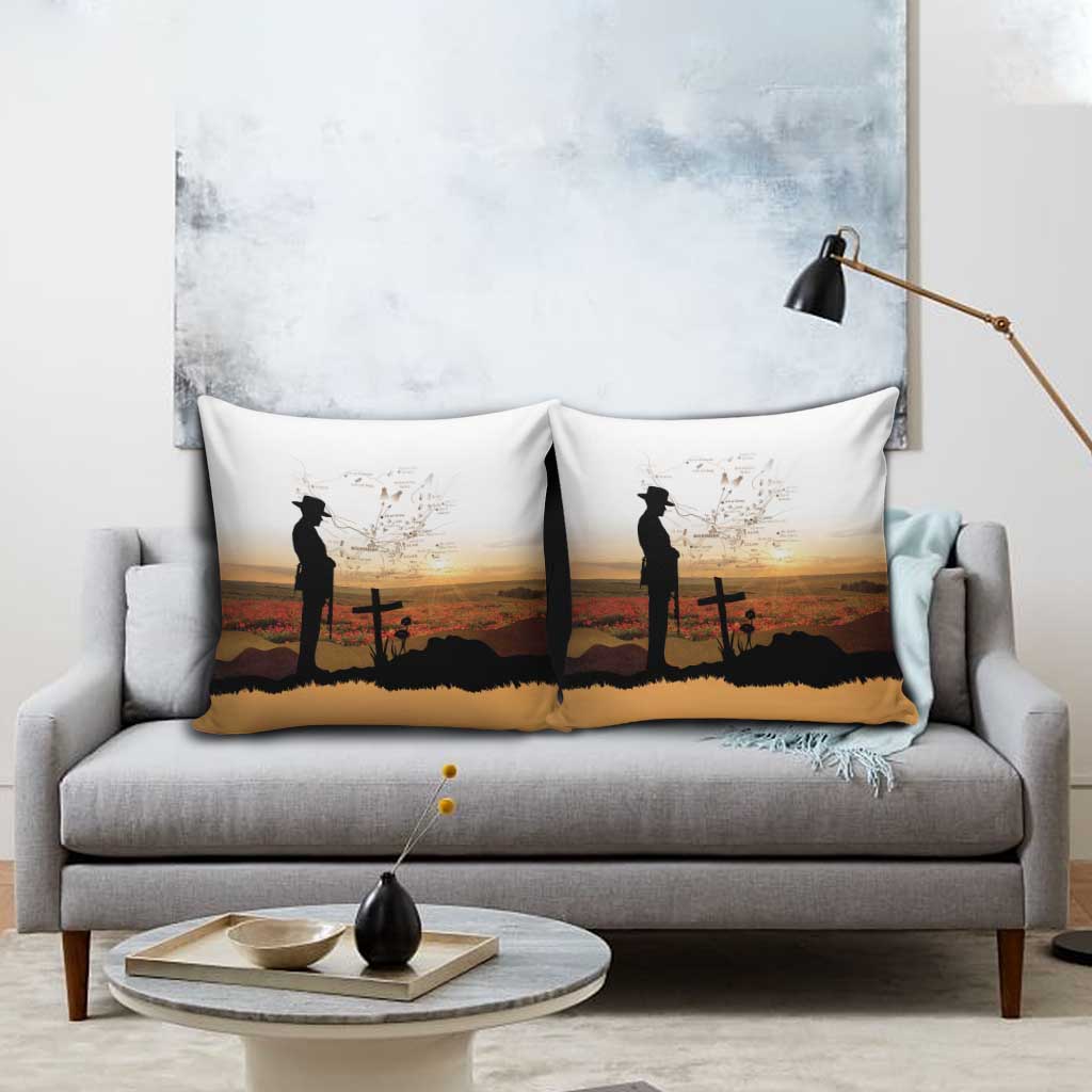 Australia And New Zealand ANZAC Day Pillow Cover Battle Of Beersheba LT05 - Polynesian Pride
