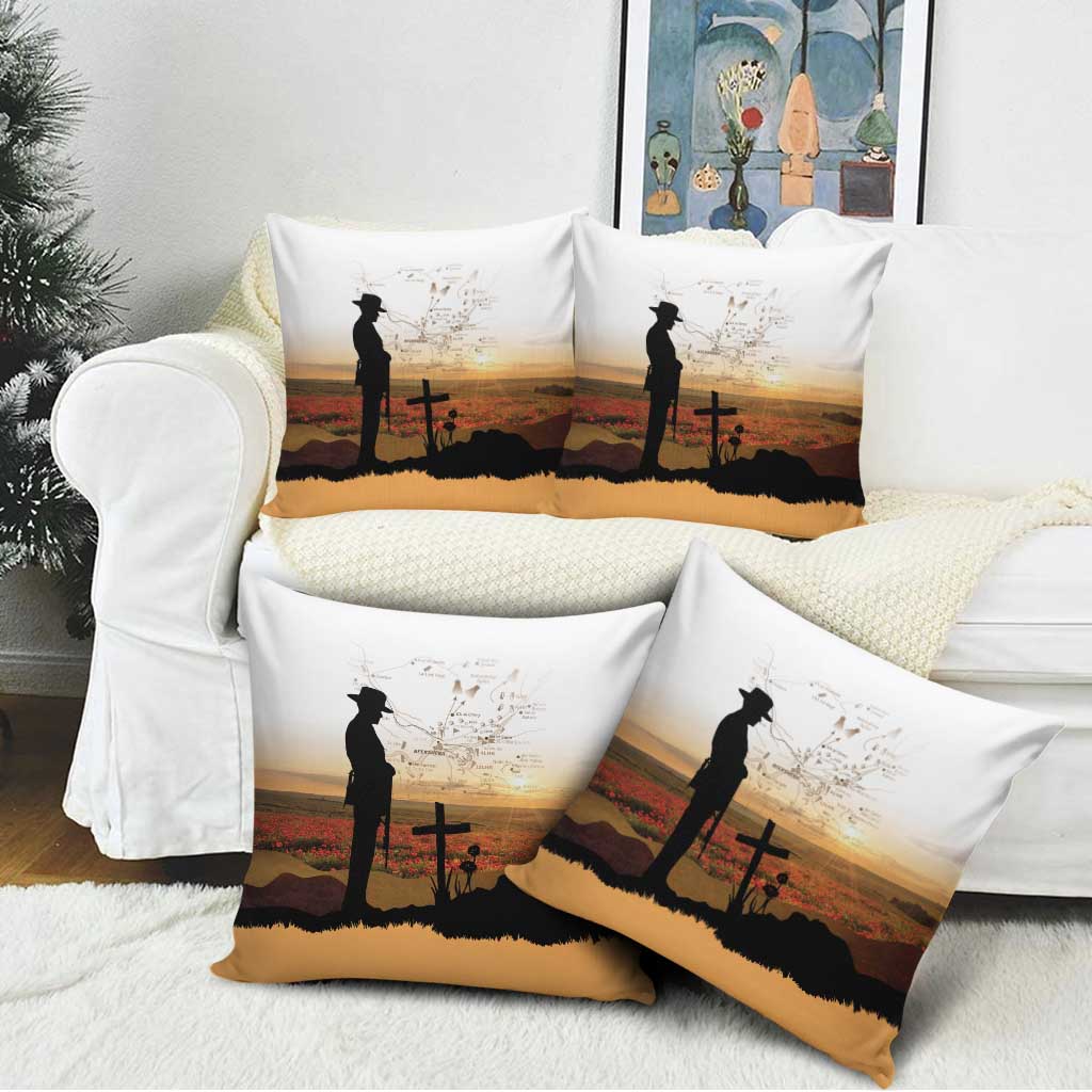 Australia And New Zealand ANZAC Day Pillow Cover Battle Of Beersheba LT05 - Polynesian Pride