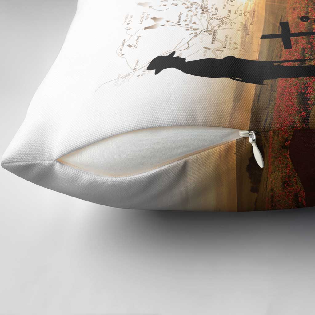 Australia And New Zealand ANZAC Day Pillow Cover Battle Of Beersheba LT05 - Polynesian Pride
