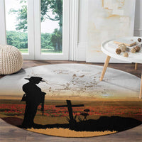 Australia And New Zealand ANZAC Day Round Carpet Battle Of Beersheba LT05 - Polynesian Pride