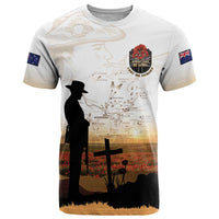 Australia And New Zealand ANZAC Day T Shirt Battle Of Beersheba LT05 Beige - Polynesian Pride