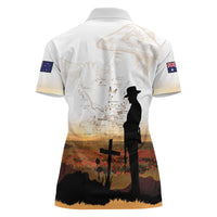 Australia And New Zealand ANZAC Day Women Polo Shirt Battle Of Beersheba LT05 - Polynesian Pride