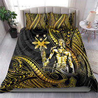 Filipinos Lapu Lapu Hero Bedding Set Gold Polynesian Tribal Tattoo LT05 - Polynesian Pride