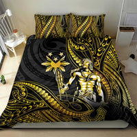 Filipinos Lapu Lapu Hero Bedding Set Gold Polynesian Tribal Tattoo LT05 - Polynesian Pride