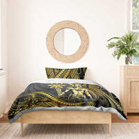 Filipinos Lapu Lapu Hero Bedding Set Gold Polynesian Tribal Tattoo LT05 - Polynesian Pride