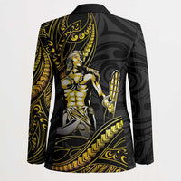 Filipinos Lapu Lapu Hero Blazer Gold Polynesian Tribal Tattoo