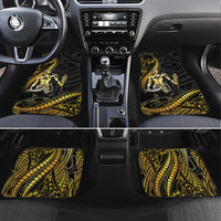 Filipinos Lapu Lapu Hero Car Mats Gold Polynesian Tribal Tattoo