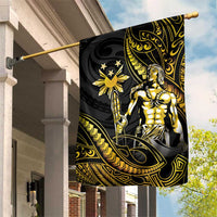 Filipinos Lapu Lapu Hero Garden Flag Gold Polynesian Tribal Tattoo