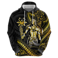 Filipinos Lapu Lapu Hero Hoodie Gold Polynesian Tribal Tattoo LT05 - Polynesian Pride