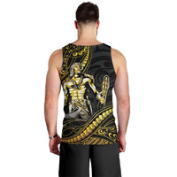 Filipinos Lapu Lapu Hero Men Tank Top Gold Polynesian Tribal Tattoo