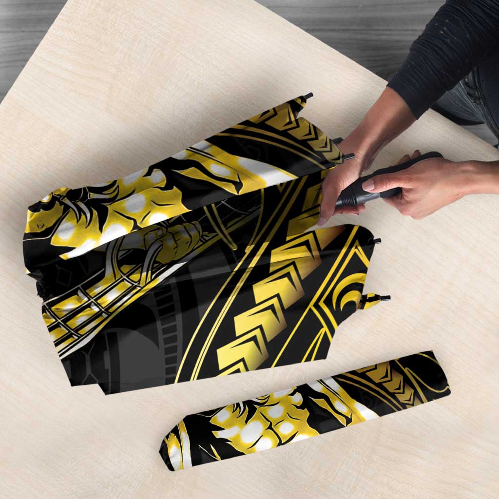 Filipinos Lapu Lapu Hero Umbrella Gold Polynesian Tribal Tattoo LT05 - Polynesian Pride