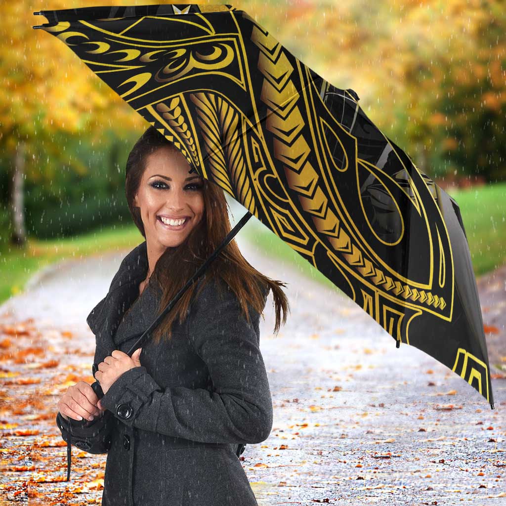 Filipinos Lapu Lapu Hero Umbrella Gold Polynesian Tribal Tattoo LT05 - Polynesian Pride