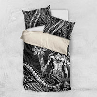 Filipinos Lapu Lapu Hero Bedding Set Black Polynesian Tribal Tattoo