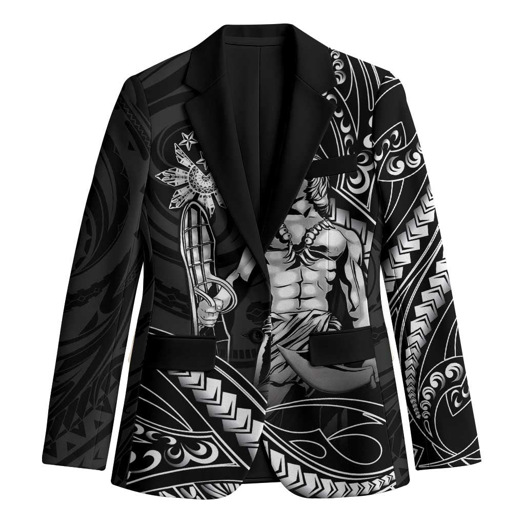 Filipinos Lapu Lapu Hero Blazer Black Polynesian Tribal Tattoo