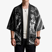 Filipinos Lapu Lapu Hero Kimono Black Polynesian Tribal Tattoo