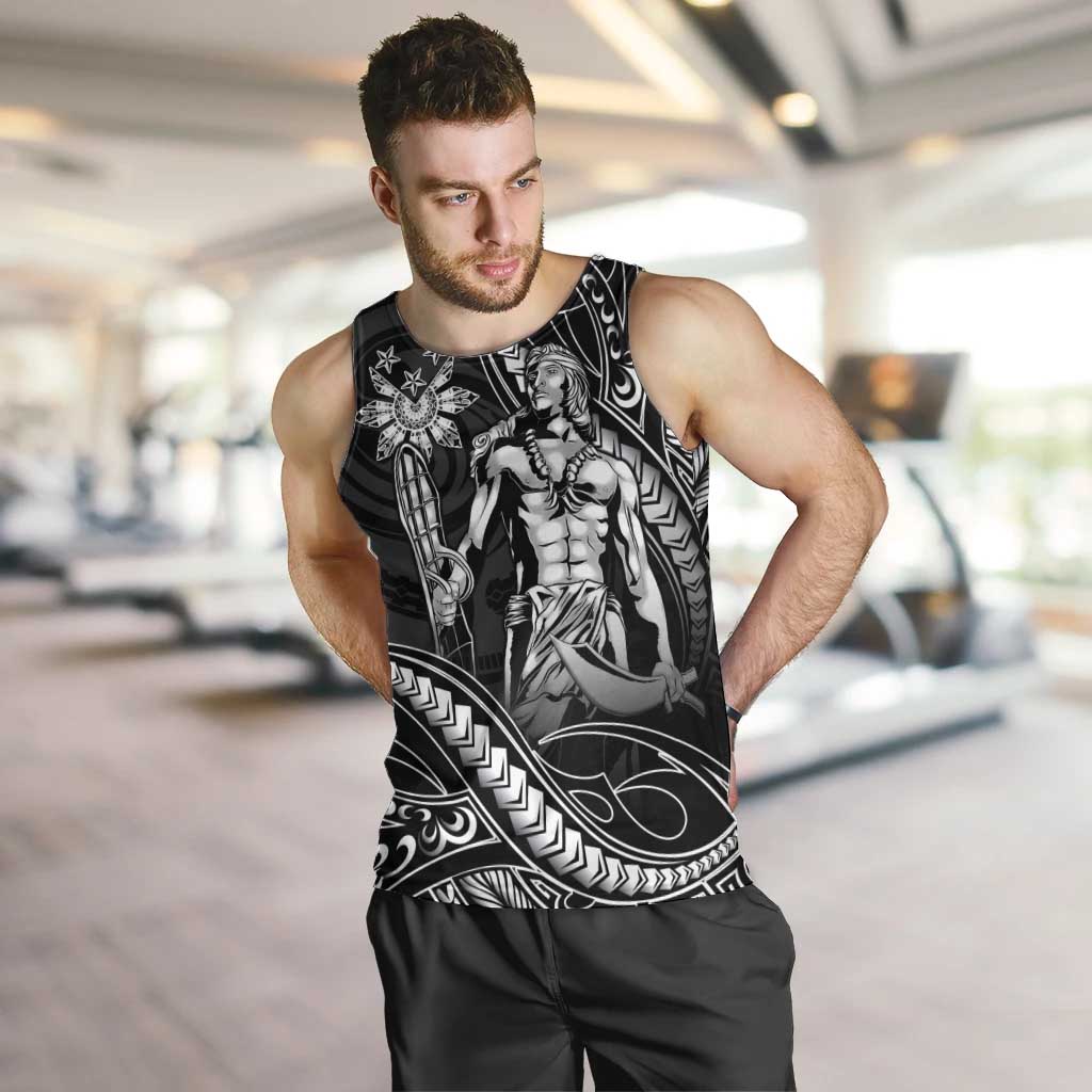 Filipinos Lapu Lapu Hero Men Tank Top Black Polynesian Tribal Tattoo