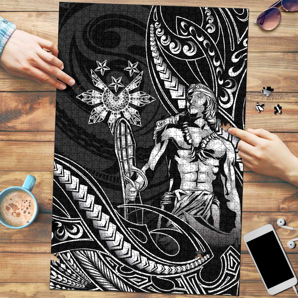 Filipinos Lapu Lapu Hero Puzzle Black Polynesian Tribal Tattoo