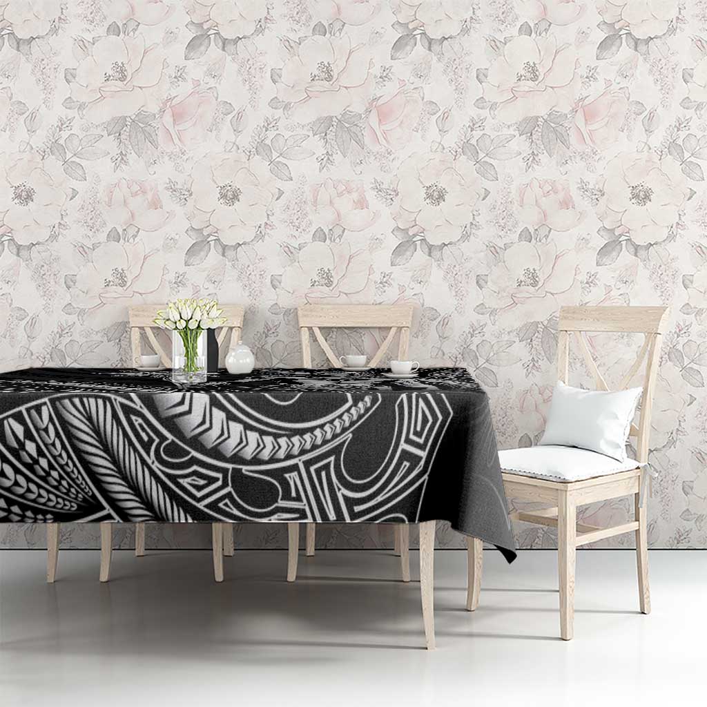 Filipinos Lapu Lapu Hero Tablecloth Black Polynesian Tribal Tattoo