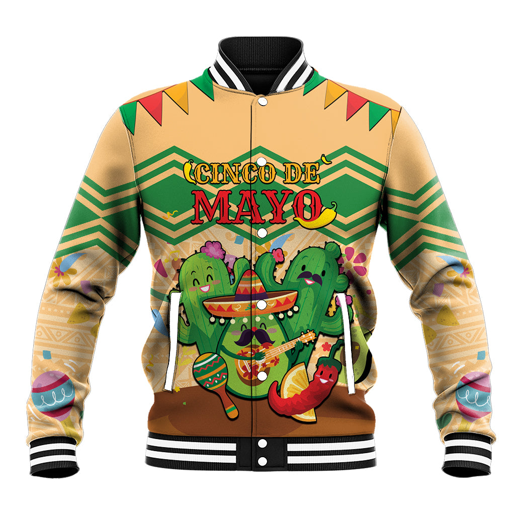 Personalised Hawaii Cinco De Mayo Baseball Jacket Funny Style