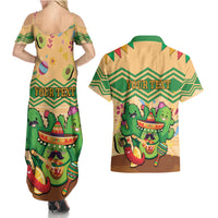 Personalised Hawaii Cinco De Mayo Couples Matching Summer Maxi Dress and Hawaiian Shirt Funny Style