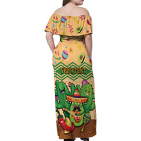 Personalised Hawaii Cinco De Mayo Family Matching Off Shoulder Maxi Dress and Hawaiian Shirt Funny Style LT05 - Polynesian Pride