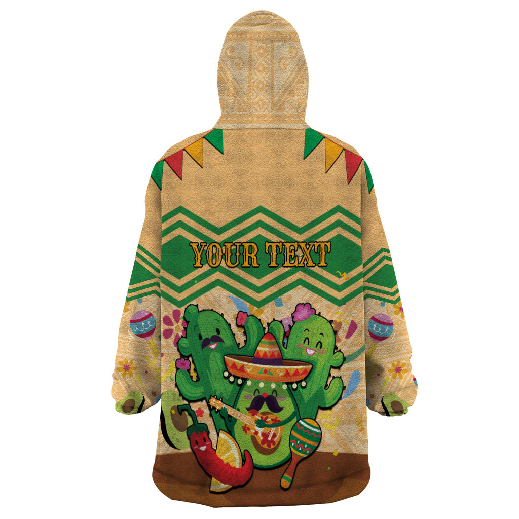 Personalised Hawaii Cinco De Mayo Wearable Blanket Hoodie Funny Style LT05 - Polynesian Pride