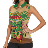 Personalised Hawaii Cinco De Mayo Women Sleeveless Polo Shirt Funny Style
