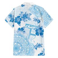 Happy Fiji Girmit Day Family Matching Long Sleeve Bodycon Dress and Hawaiian Shirt Fijian Tapa With Mandala Pattern LT05 - Polynesian Pride