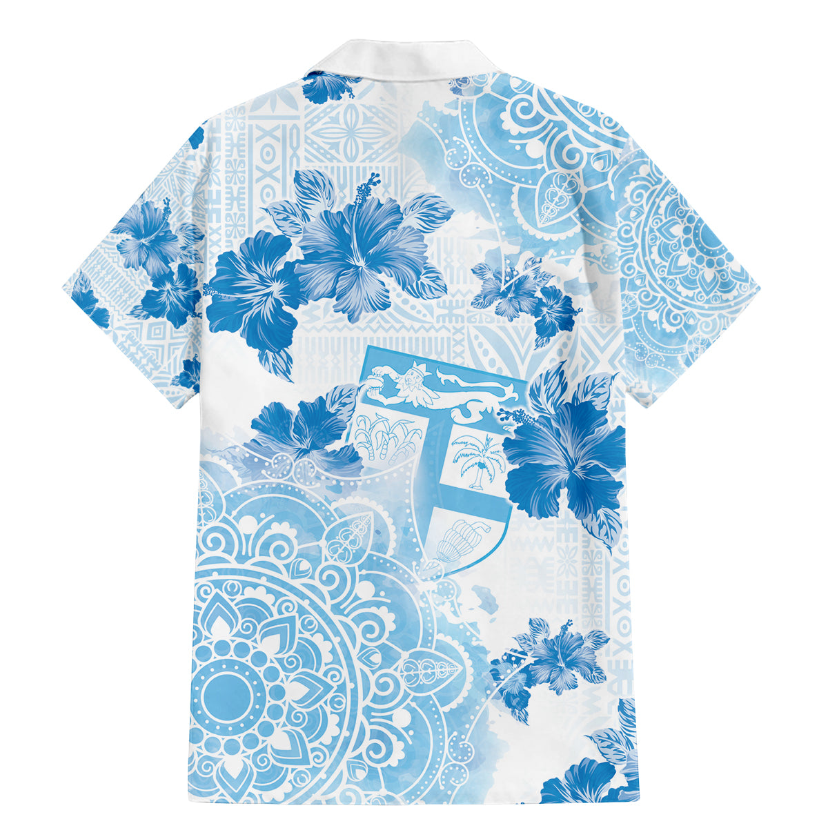 Happy Fiji Girmit Day Family Matching Mermaid Dress and Hawaiian Shirt Fijian Tapa With Mandala Pattern LT05 - Polynesian Pride