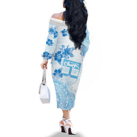 Happy Fiji Girmit Day Family Matching Off The Shoulder Long Sleeve Dress and Hawaiian Shirt Fijian Tapa With Mandala Pattern LT05 - Polynesian Pride