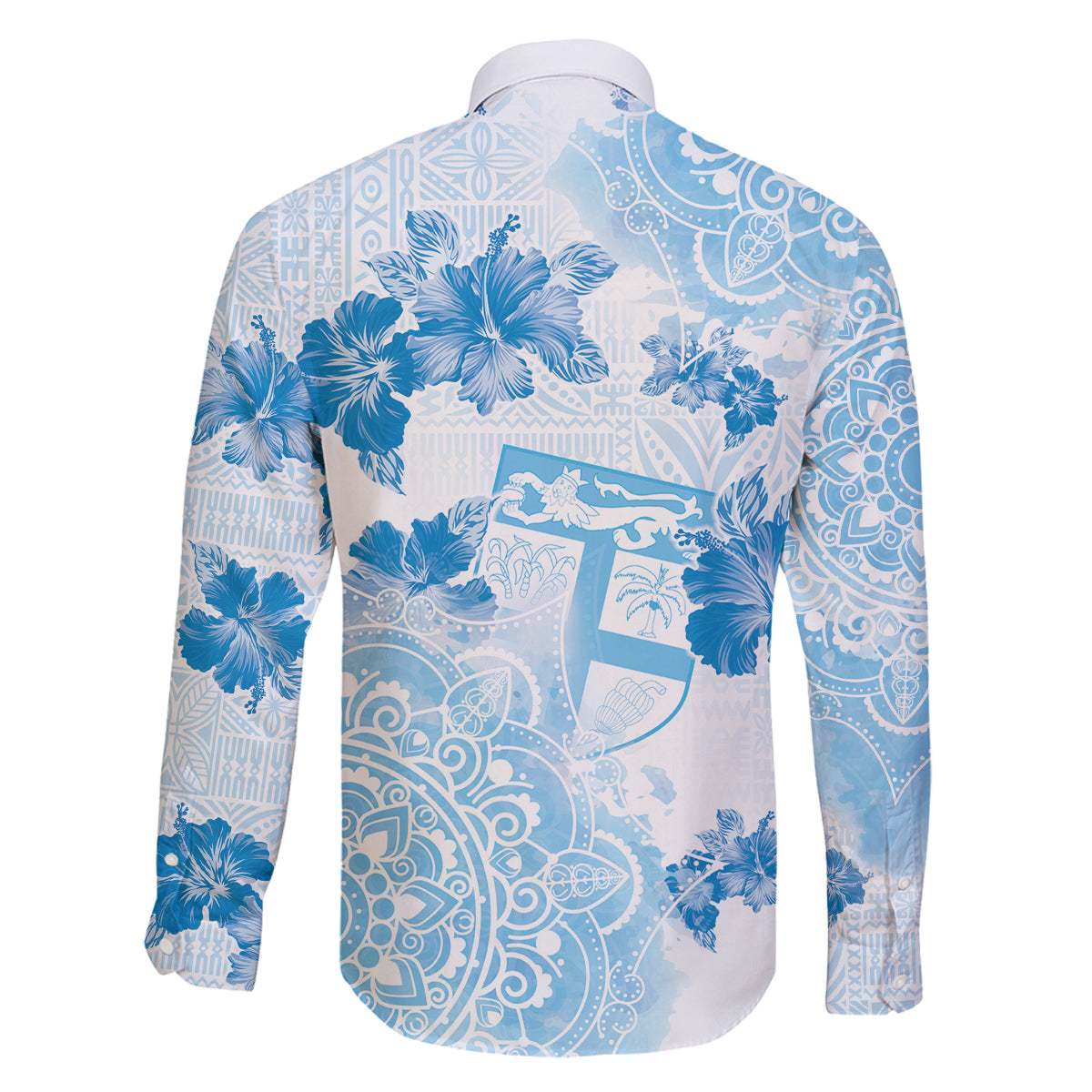Happy Fiji Girmit Day Family Matching Puletasi and Hawaiian Shirt Fijian Tapa With Mandala Pattern LT05 - Polynesian Pride