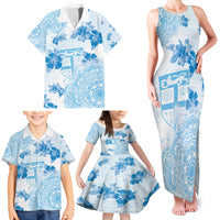 Happy Fiji Girmit Day Family Matching Tank Maxi Dress and Hawaiian Shirt Fijian Tapa With Mandala Pattern LT05 - Polynesian Pride