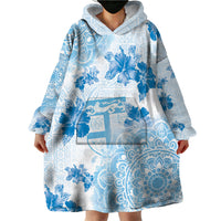 Happy Fiji Girmit Day Wearable Blanket Hoodie Fijian Tapa With Mandala Pattern LT05 - Polynesian Pride