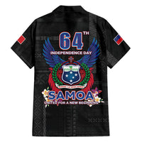 Samoa 64th Independence Anniversary Family Matching Off Shoulder Maxi Dress and Hawaiian Shirt