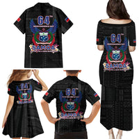 Samoa 64th Independence Anniversary Family Matching Puletasi and Hawaiian Shirt