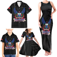 Samoa 64th Independence Anniversary Family Matching Tank Maxi Dress and Hawaiian Shirt