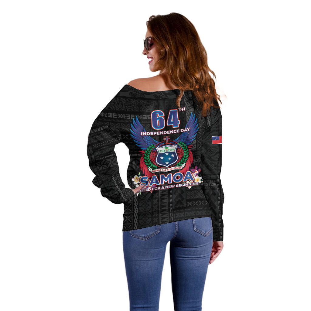 Samoa 64th Independence Anniversary Off Shoulder Sweater