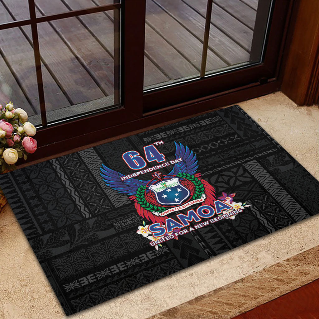 Samoa 64th Independence Anniversary Rubber Doormat