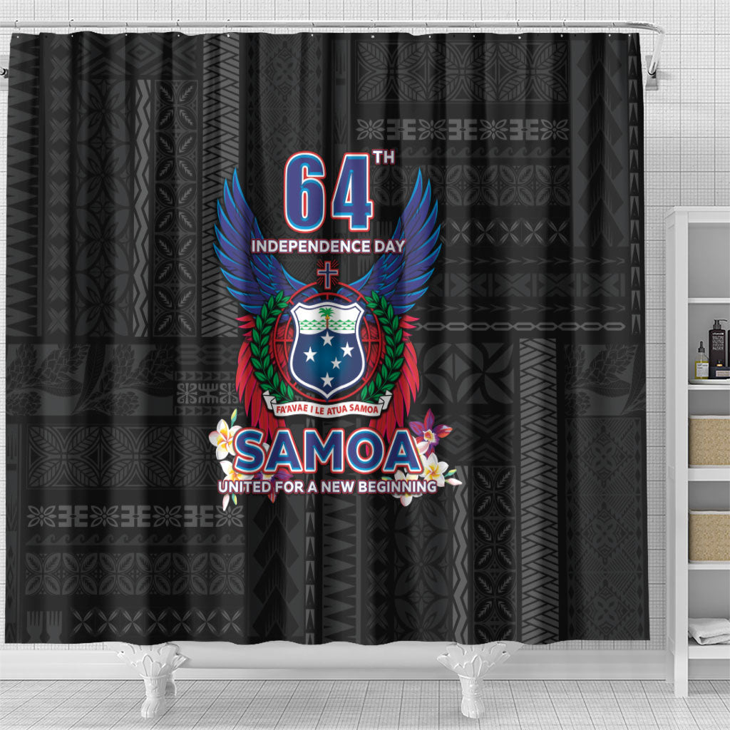 Samoa 64th Independence Anniversary Shower Curtain
