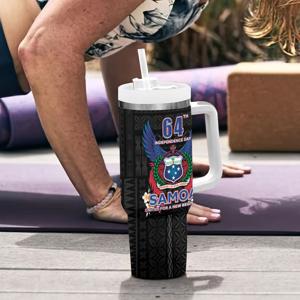 Samoa 64th Independence Anniversary Tumbler With Handle