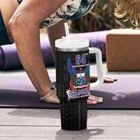 Samoa 64th Independence Anniversary Tumbler With Handle
