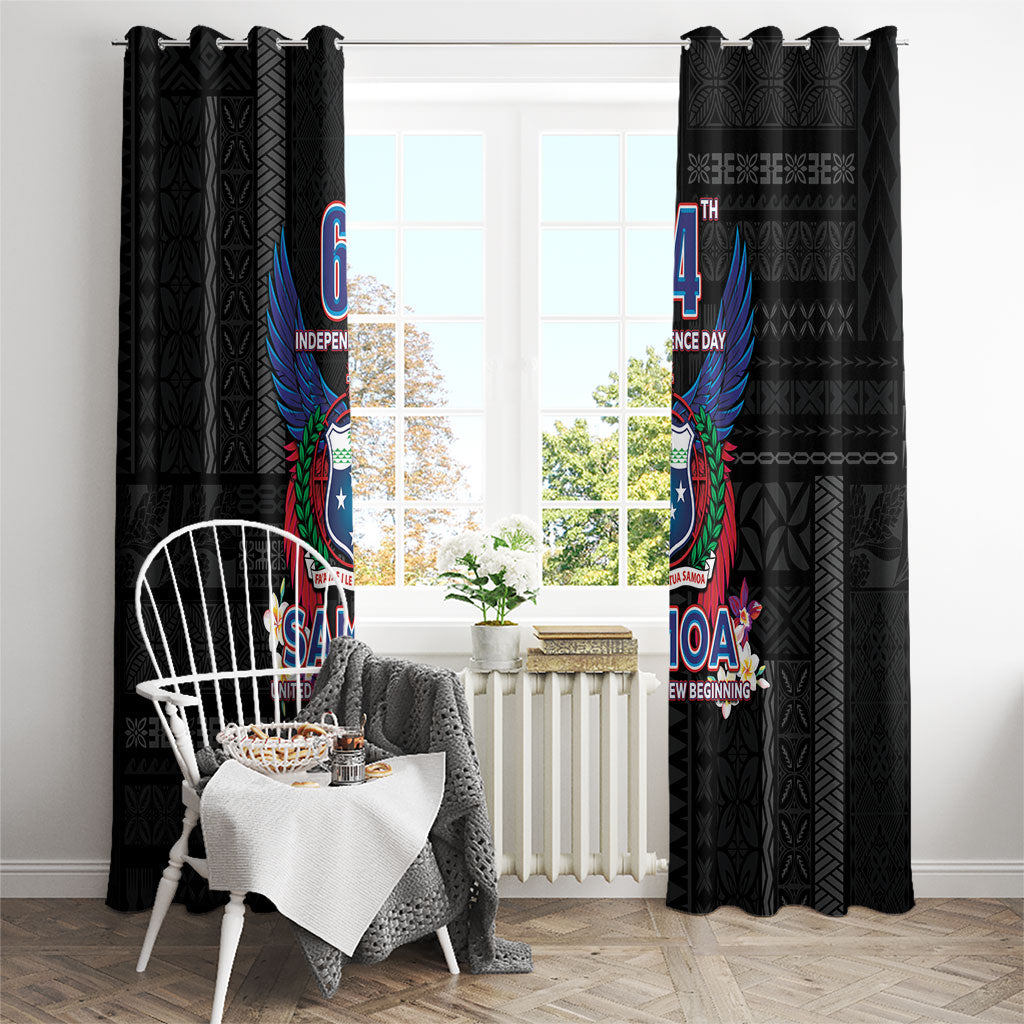 Samoa 64th Independence Anniversary Window Curtain