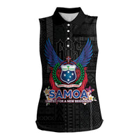 Samoa 64th Independence Anniversary Women Sleeveless Polo Shirt