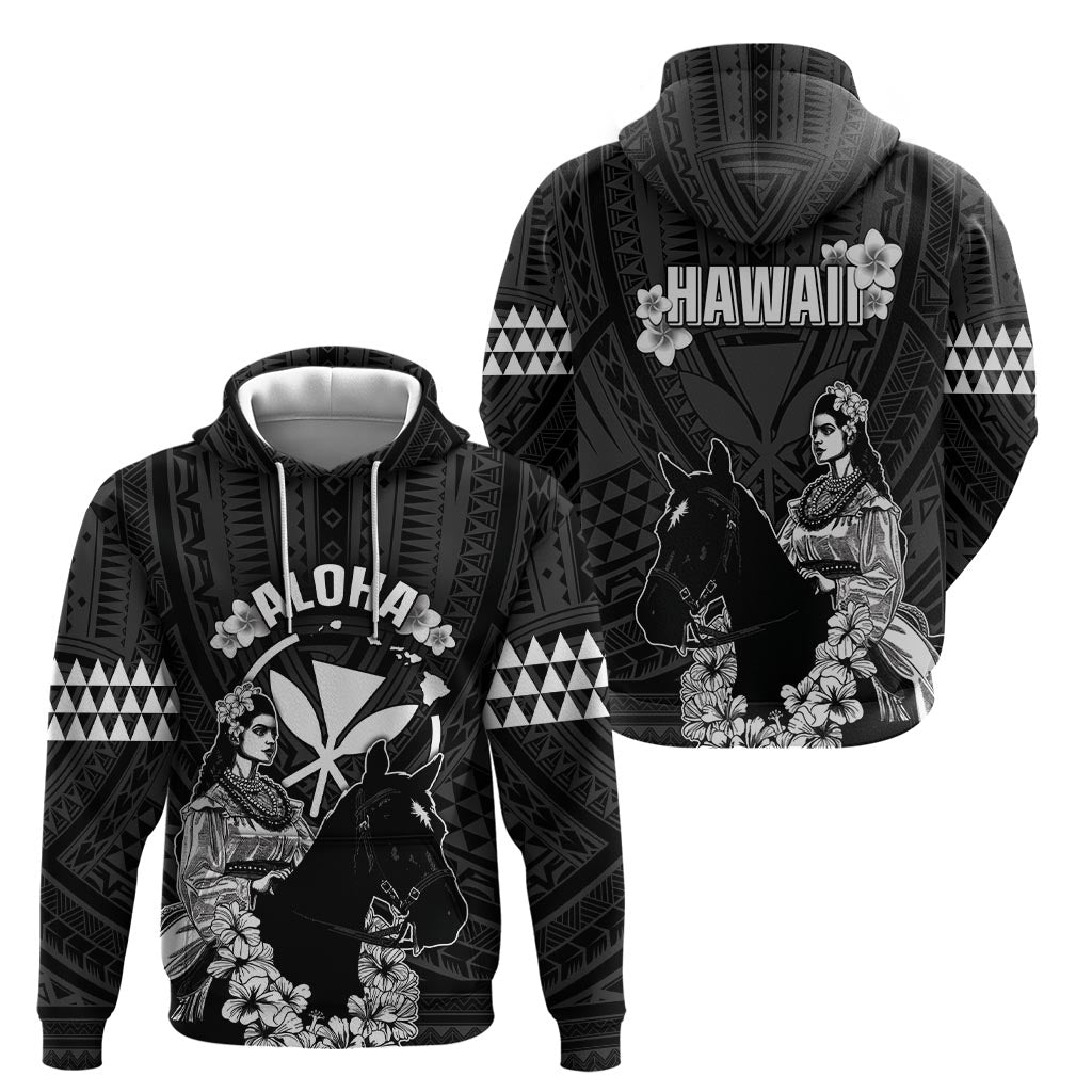 Hawaii King Kamehameha Day Parade Hoodie With Pa'u Riders Plumeria Kakau Tribal Pattern LT05 - Polynesian Pride