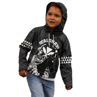 Hawaii King Kamehameha Day Parade Kid Hoodie With Pa'u Riders Plumeria Kakau Tribal Pattern LT05 - Polynesian Pride