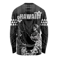 Hawaii King Kamehameha Day Parade Long Sleeve Shirt With Pa'u Riders Plumeria Kakau Tribal Pattern LT05 - Polynesian Pride