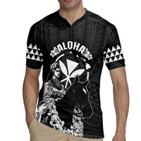 Hawaii King Kamehameha Day Parade Rugby Jersey With Pa'u Riders Plumeria Kakau Tribal Pattern LT05 - Polynesian Pride