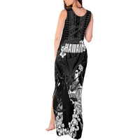 Hawaii King Kamehameha Day Parade Tank Maxi Dress With Pa'u Riders Plumeria Kakau Tribal Pattern LT05 - Polynesian Pride